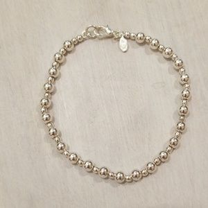 Premier Designs Silver Beaded Bracelet